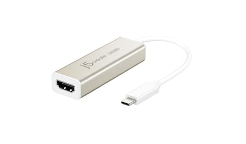JCA153 USB Type-C to 4K HDMI Adapter - White