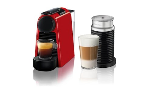 Nespresso Essenza Mini & Aeroccino 3 - Red-01