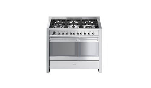 Smeg A2-8 Gas Cooker - Stainless steel