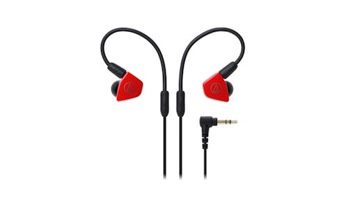 Audio-Technica Live-Sound In-Ear Headphones - Red