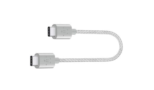 Belkin MIXIT Metallic USB Type C (USB-C) M M Charge Cable  - Silver
