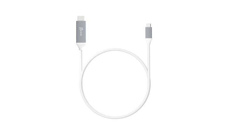 J5Create JCC153g USB Type-C to HDMI Cable - White 02