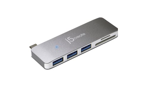 JCD348 USB-C 5-in-1 UltraDrive Mini Dock - Grey 01