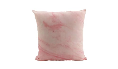 Nicholas Marble Blush Cushion - Pink