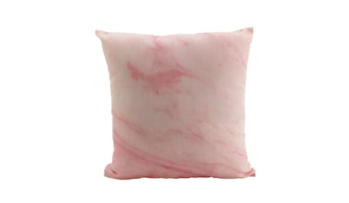 Nicholas Marble Blush Cushion - Pink