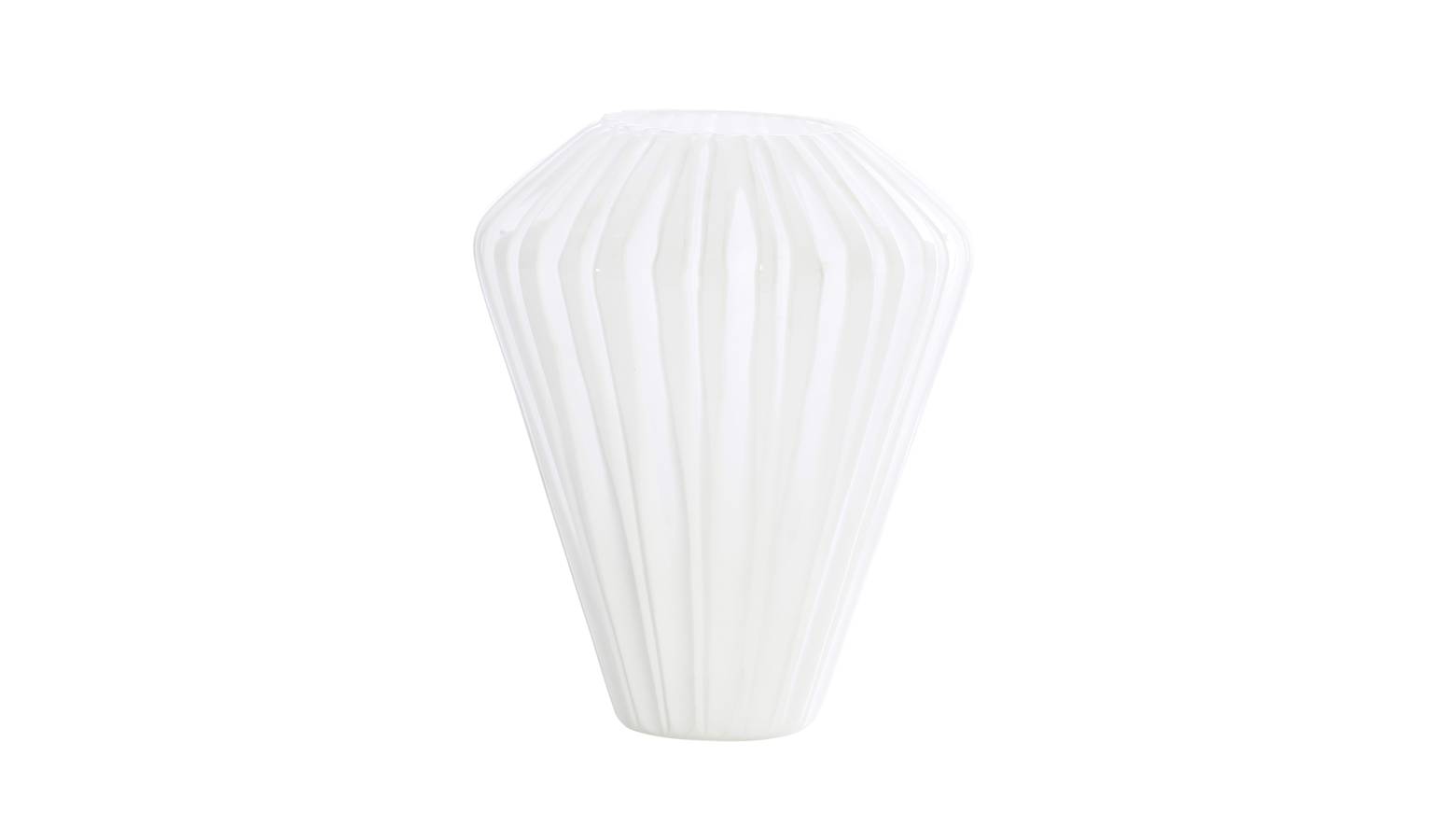 Swing Gift DOCKS LVDKSS Strip Glass Small Vase - White-01