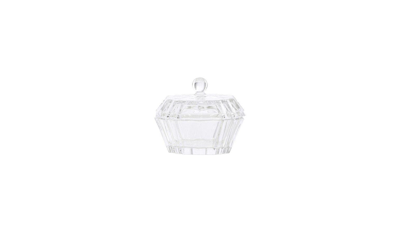 Swing Gift Joplin Glass Lidded Dish - Clear - 01