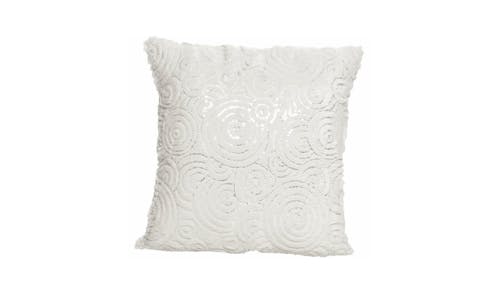 Swing Gift Marilyn Sequin Cushion - White - 01