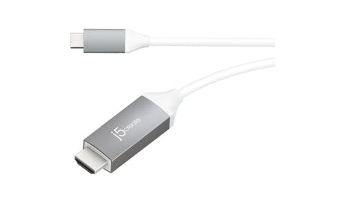 J5Create JCC153g USB Type-C to HDMI Cable - White - 01