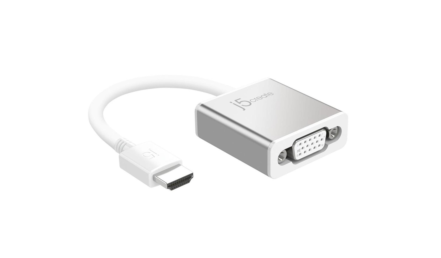 j5Create JDA213S HDMI to VGA Video Adapter - Grey 01