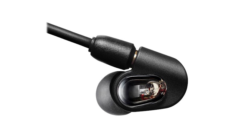Audio-Technica ATH-E50 Professional In-Ear Monitor Headphone - Black (Close Up)