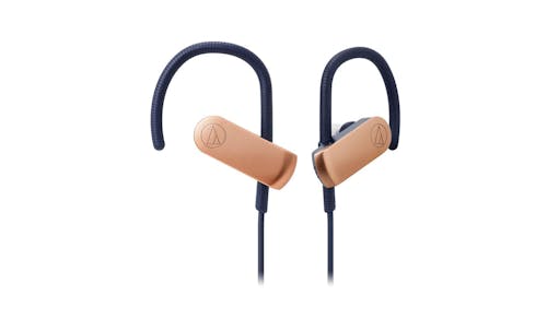Audio-Technica SonicSport Wireless In-Ear Headphone - Rose Gold (Close Up)