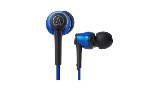 Audio-Technica Sound Reality Wireless In-Ear Headphones - Blue (Close Up)