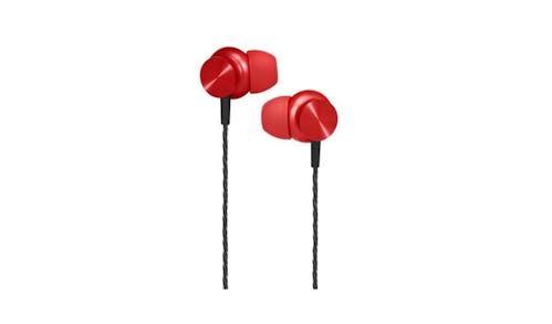 CLiPtec BME802 Magnetic Metal In-Ear Headphone - Red  01