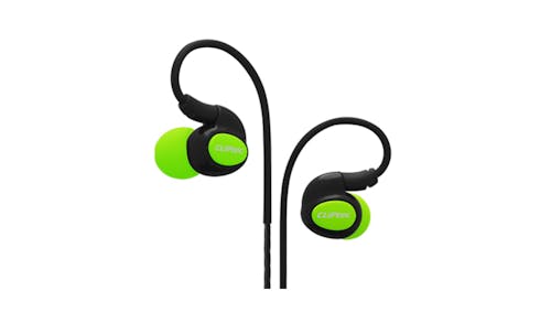 CLiPtec  BSE201 Sports Ear Hook Earphone with Mic - Green 01
