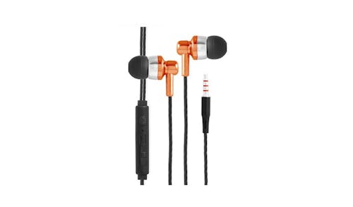 CLiPtec BME606 Fiesta-Wave Multimedia In-Ear Earphone - Orange 01