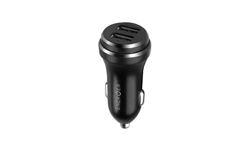 Energea Compact Drive, Duo USB Car Charger 3.4A - Black