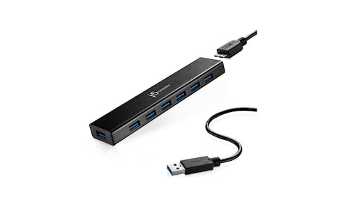 J5Create USB™ 3.0 7-Port HUB - Black
