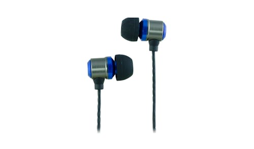 CLiPtec BLACK PARTY In-Ear Earphone with Mic - Blue-01