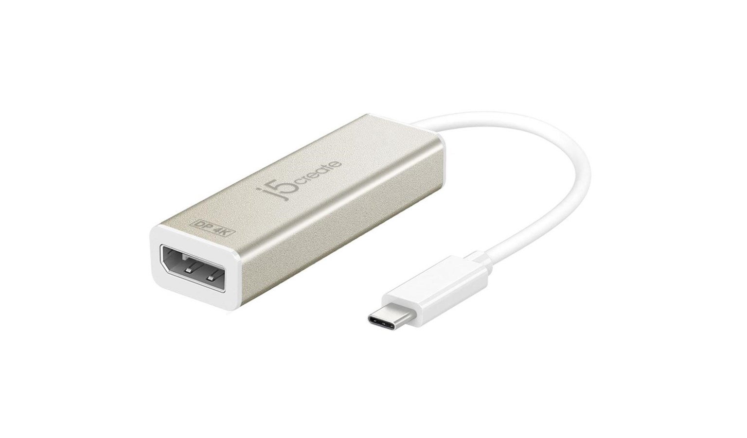 J5 Create USB TypeC to 4K DisplayPort Adapter White Harvey Norman