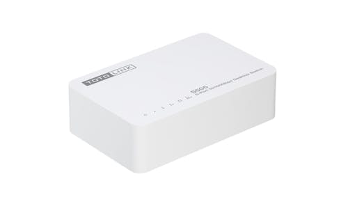 TOTOLINK S505 5 Port 10/100Mbps Ethernet Switch - White 01