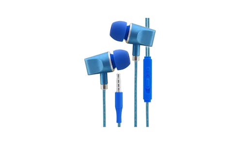 CLiPtec BME636 In-Ear Headphone With Mic - Blue 01