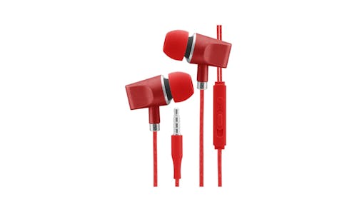 CLiPtec BME636 In-Ear Headphone With Mic - Red 01