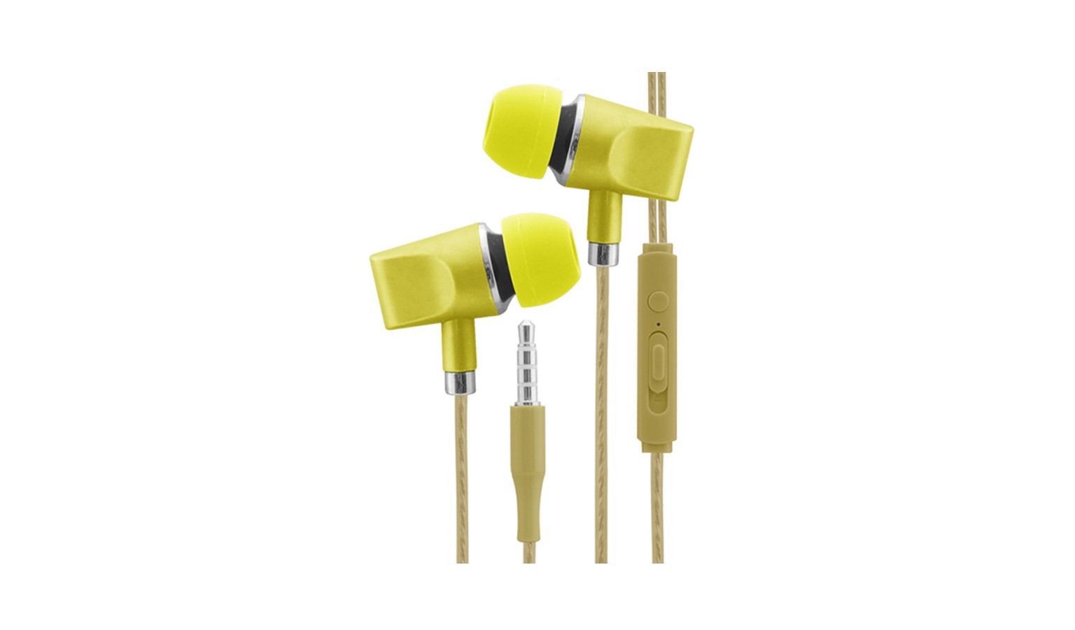 CLiPtec BME636 InEar Headphone With Mic Yellow Harvey Norman Malaysia