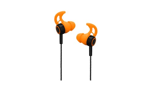 CLiPtec BSE200 XTION-FIT Sports Earphone with Mic- Orange 01