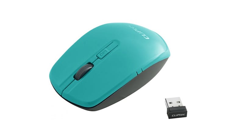 CLiptec RZS844 Wireless Optical Mouse - Green_01