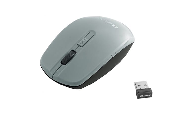 CLiptec RZS844 Wireless Optical Mouse - Grey_01