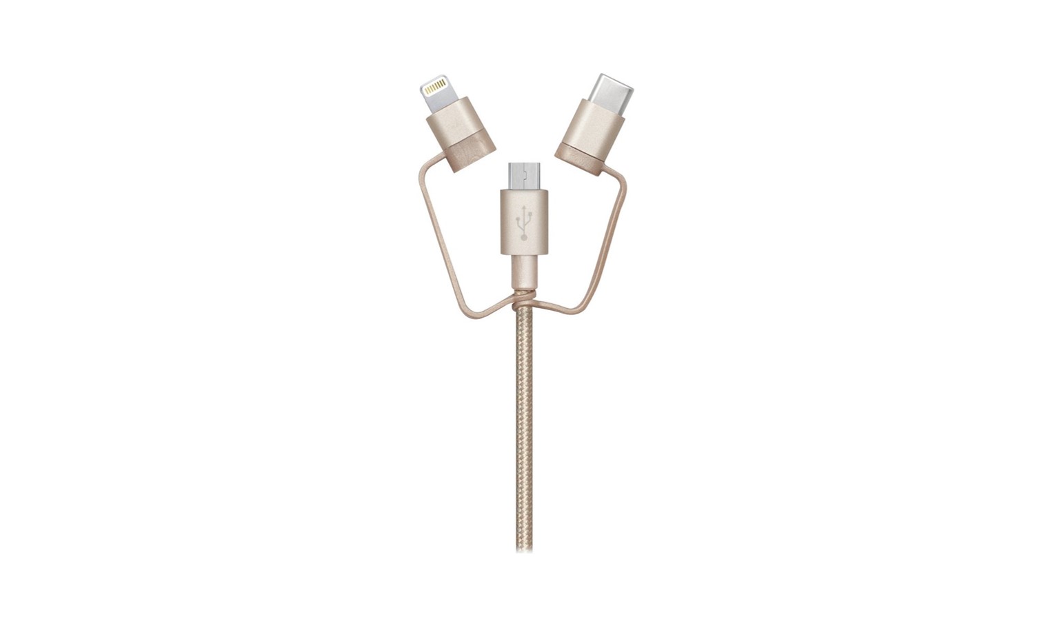 Casestudi 100cm 3-IN-1 Cable - Gold-01
