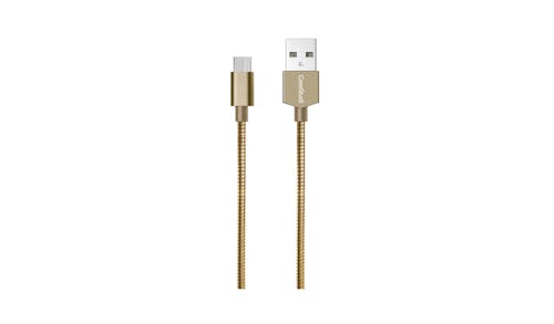 Casestudi 1M Micro USB Cable - Armour Gold