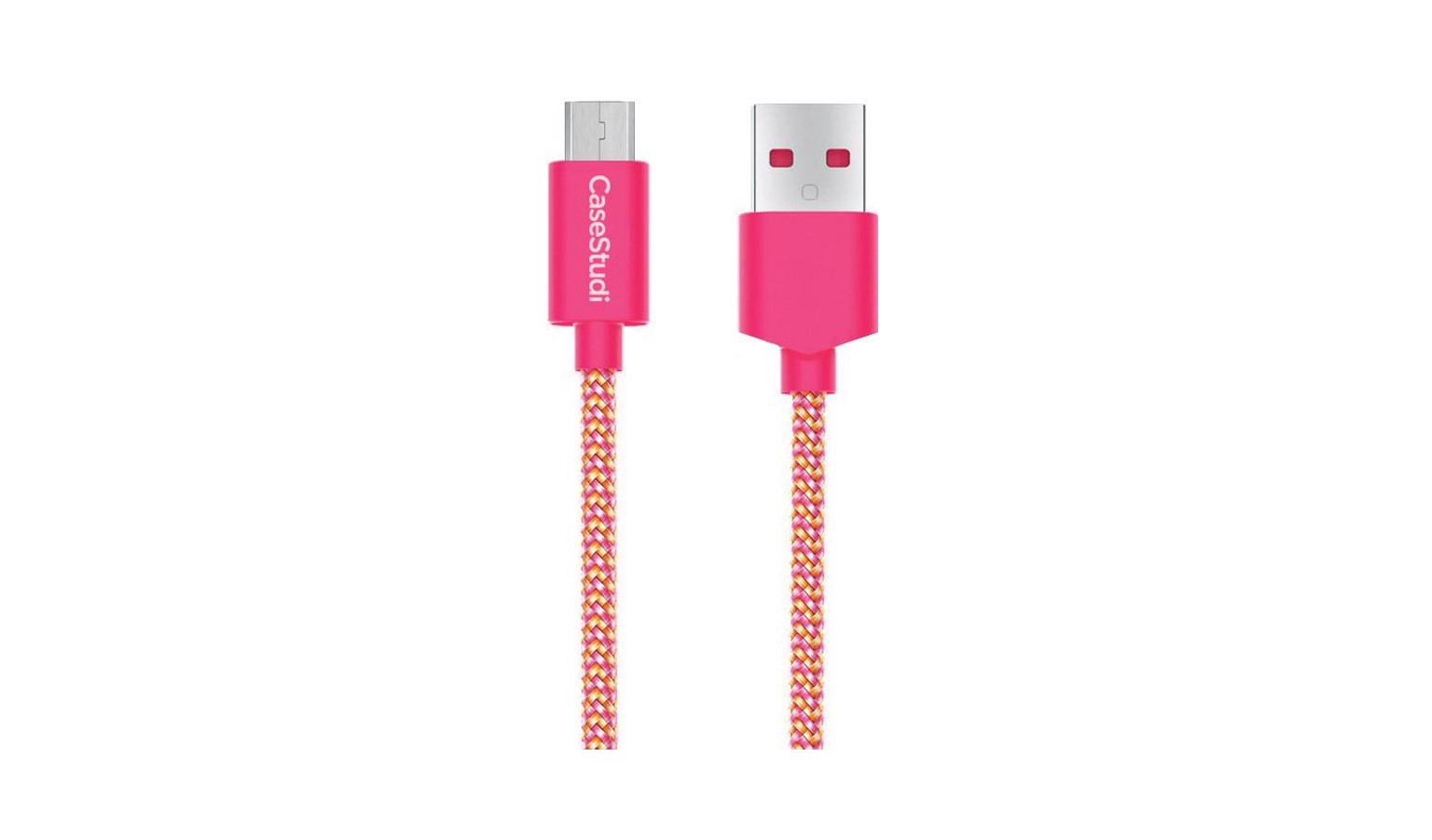 Casestudi 1M Micro USB Cable - Ballistic Pink 01