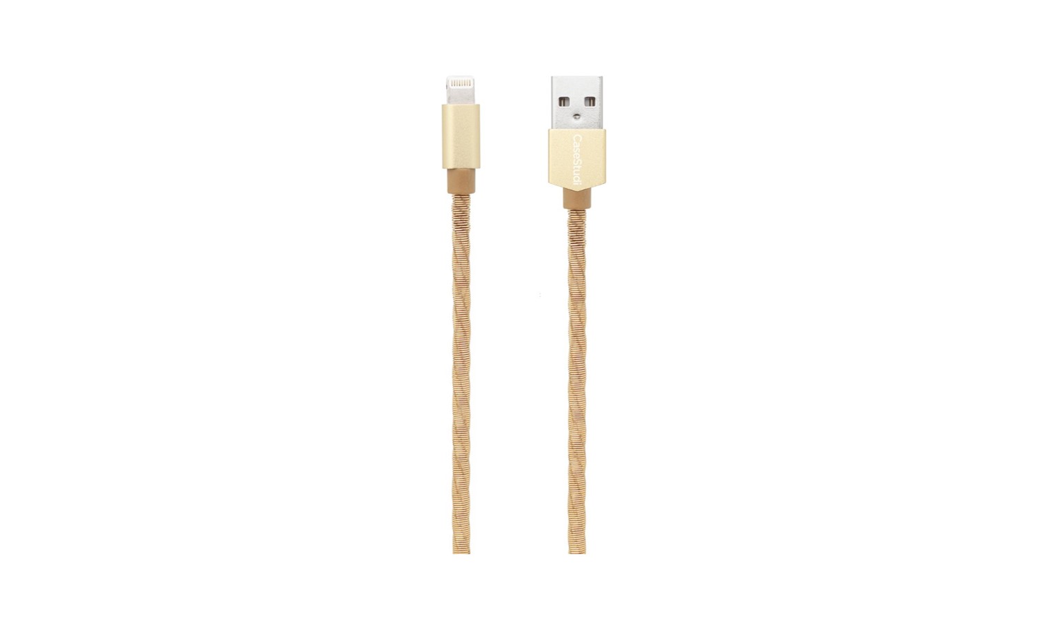 Casestudi 1m Lightning Cable  - Combat Gold