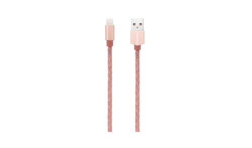 Casestudi 1m Lightning Cable - Combat Pink