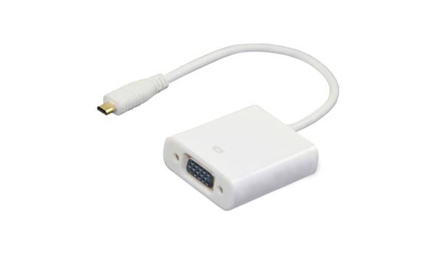 Vitar VGA11 Micro HDMI to VGA Converter - White-01