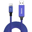 Baseus CALYW-M03 Lightning 2A 5M USB Cable - Blue-01