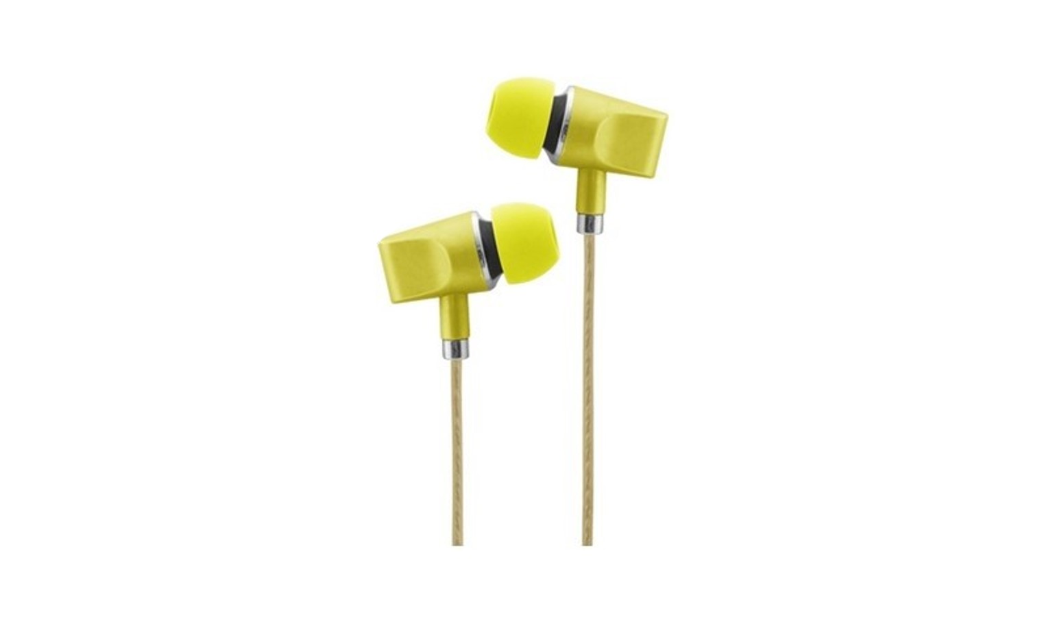 CLiPtec BME636 InEar Headphone With Mic Yellow Harvey Norman Malaysia