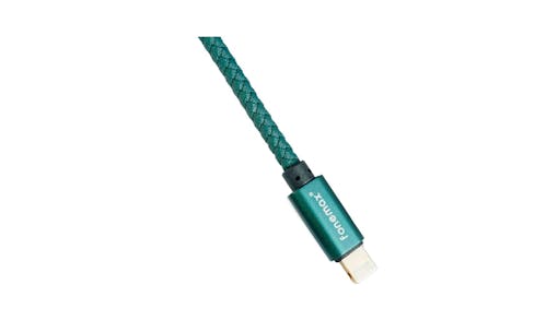 Fonemax Leather Pro USB Cable For Type C - Green