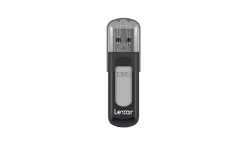 Lexar JumpDrive 128GB V100 USB 3.0 Flash Drive - Black