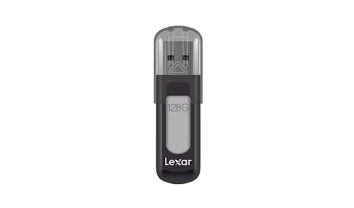 Lexar JumpDrive 128GB V100 USB 3.0 Flash Drive - Black