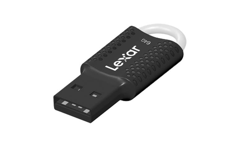 Lexar JumpDrive V40 2.0 USB 64GB Flash Drive - Black-001