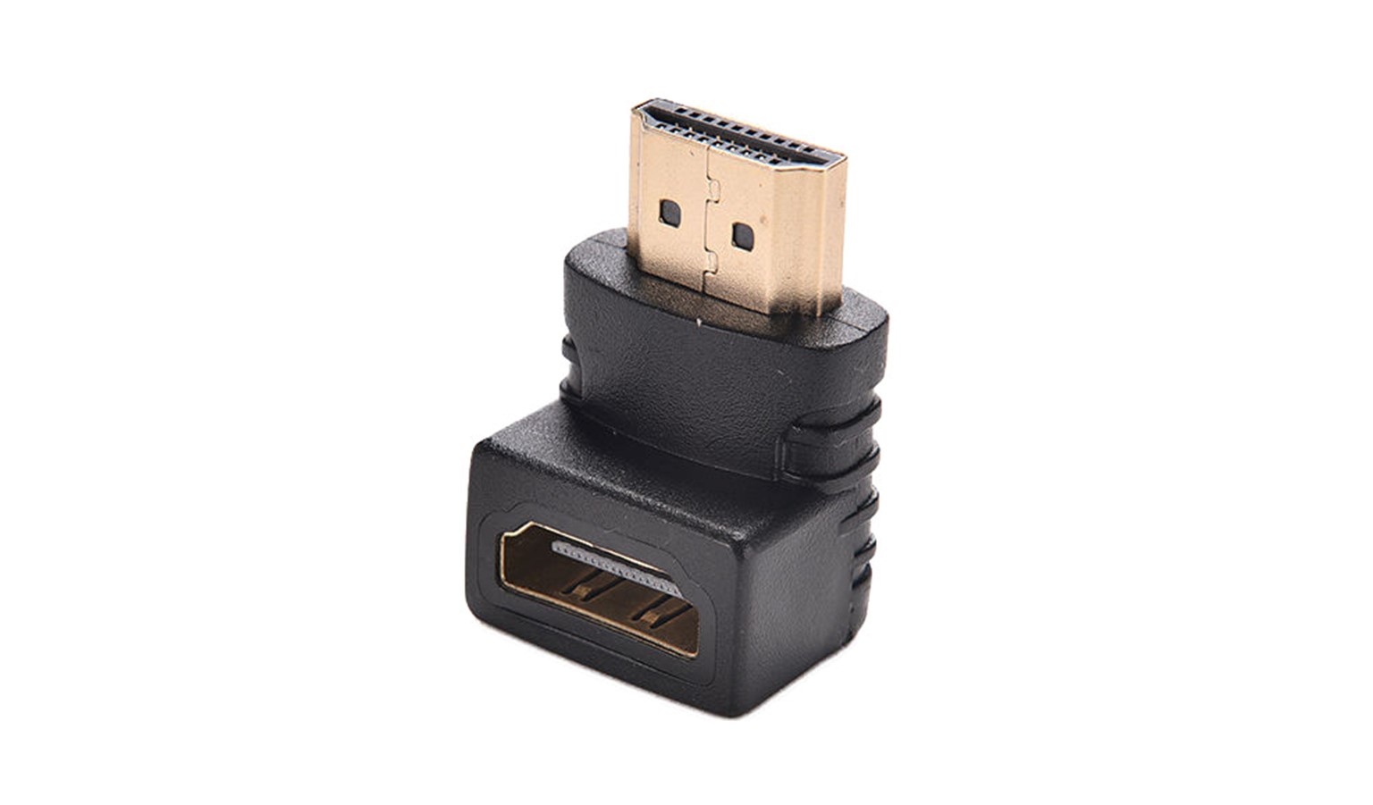 Sarowin HDMI L Shape 270D Adapter Male to Female -Black-01