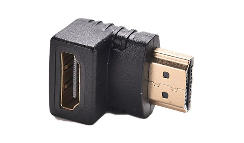 Sarowin HDMI L Shape 270D Adapter Male to Female -Black-02