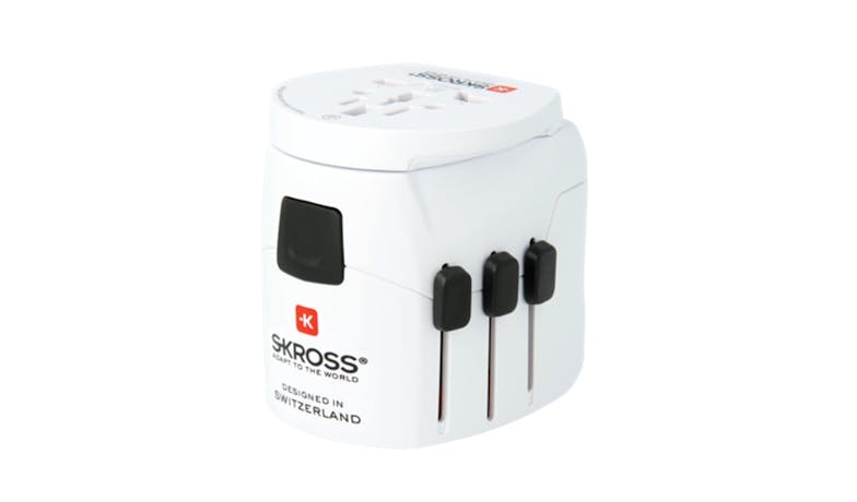 Skross PRO Light USB World Adapter - White-02