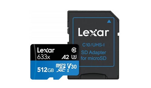 Lexar High-Performance 633x microSD card (512GB)