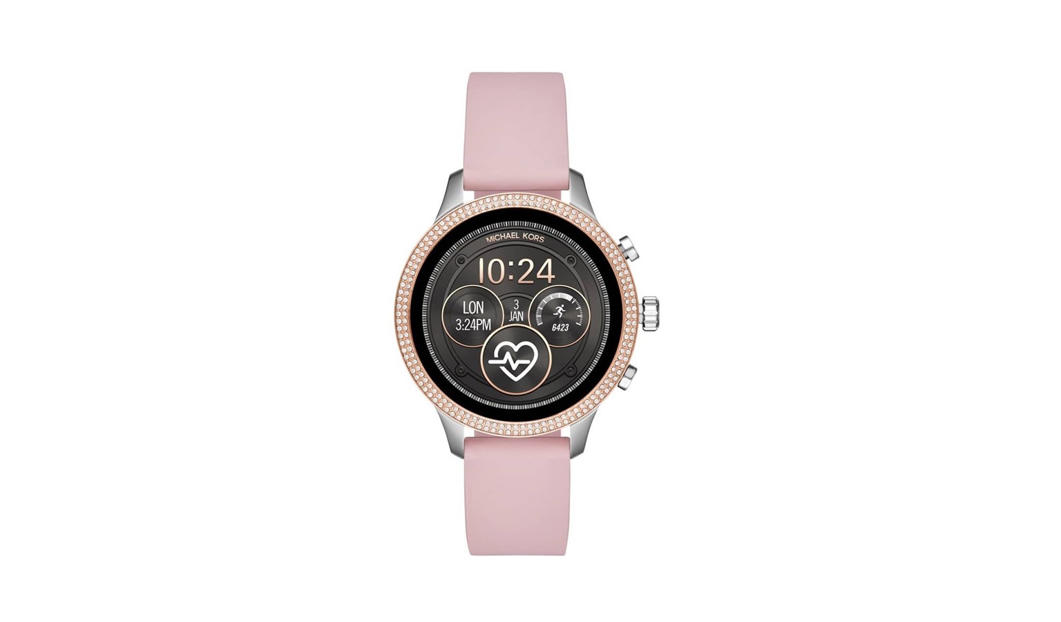 michael kors runway smartwatch pink