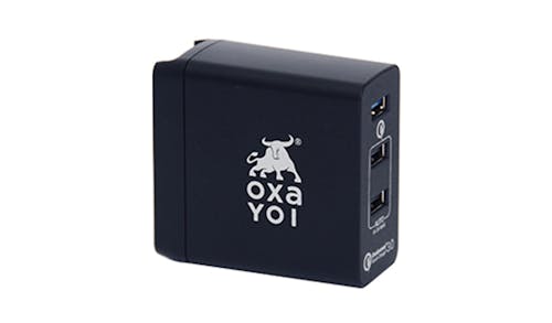 Oxa 45W 3 ports Q3.0 + 2 X Smart USB Travel Charger - Black-01