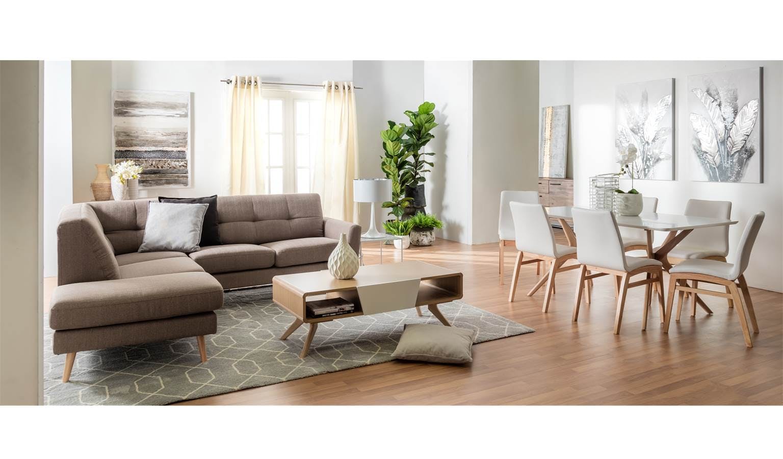 Torri Fabric L-Shape Sofa | Harvey Norman Malaysia